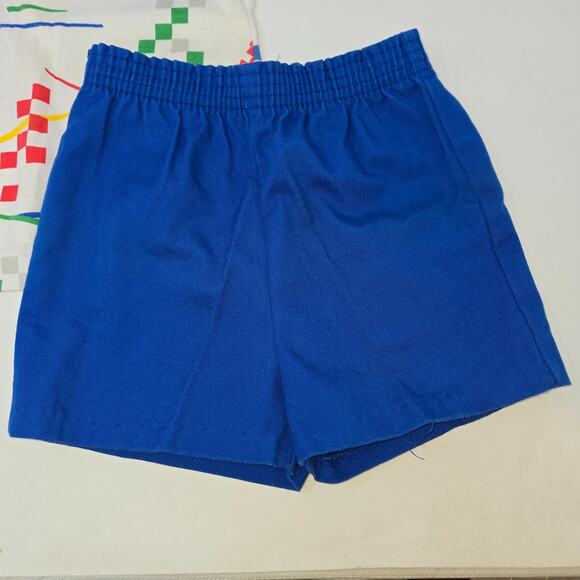 Tonka Tuff Polo Shirt Shorts Outfit Size 5T Blue Embroidered 1985 Elkay VG+ Cond - Picture 4 of 12